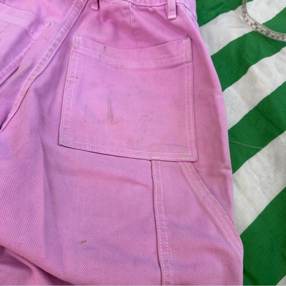 BIG BUD PRESS bubblegum pink carpenter denim pants jeans - Picture 8 of 14